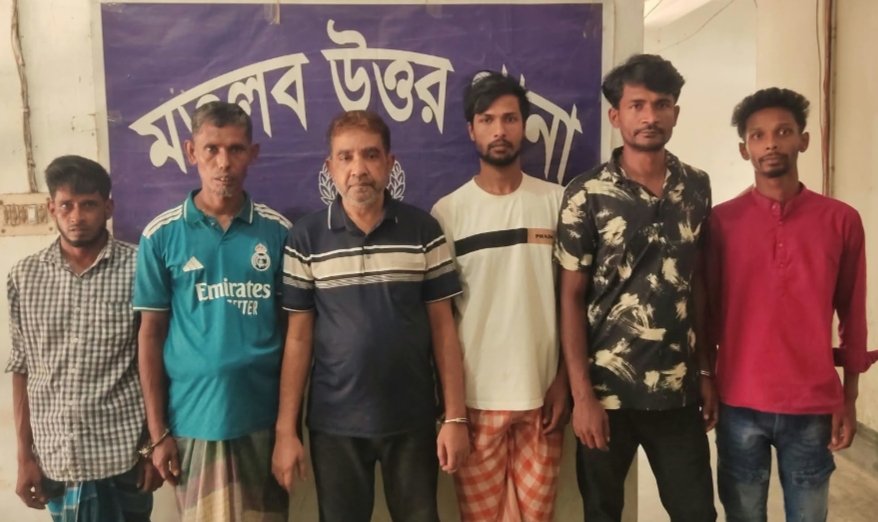 মতলব উত্তরে মাদক ও পরোয়ানাভুক্ত ৭ আসামি গ্রেপ্তার