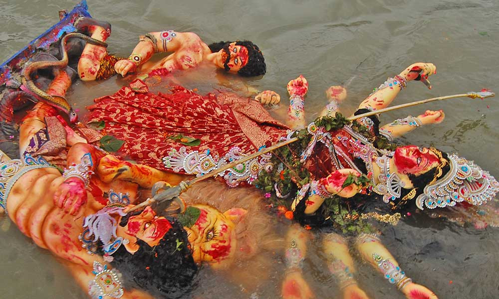দেবী দুর্গার বিদায়