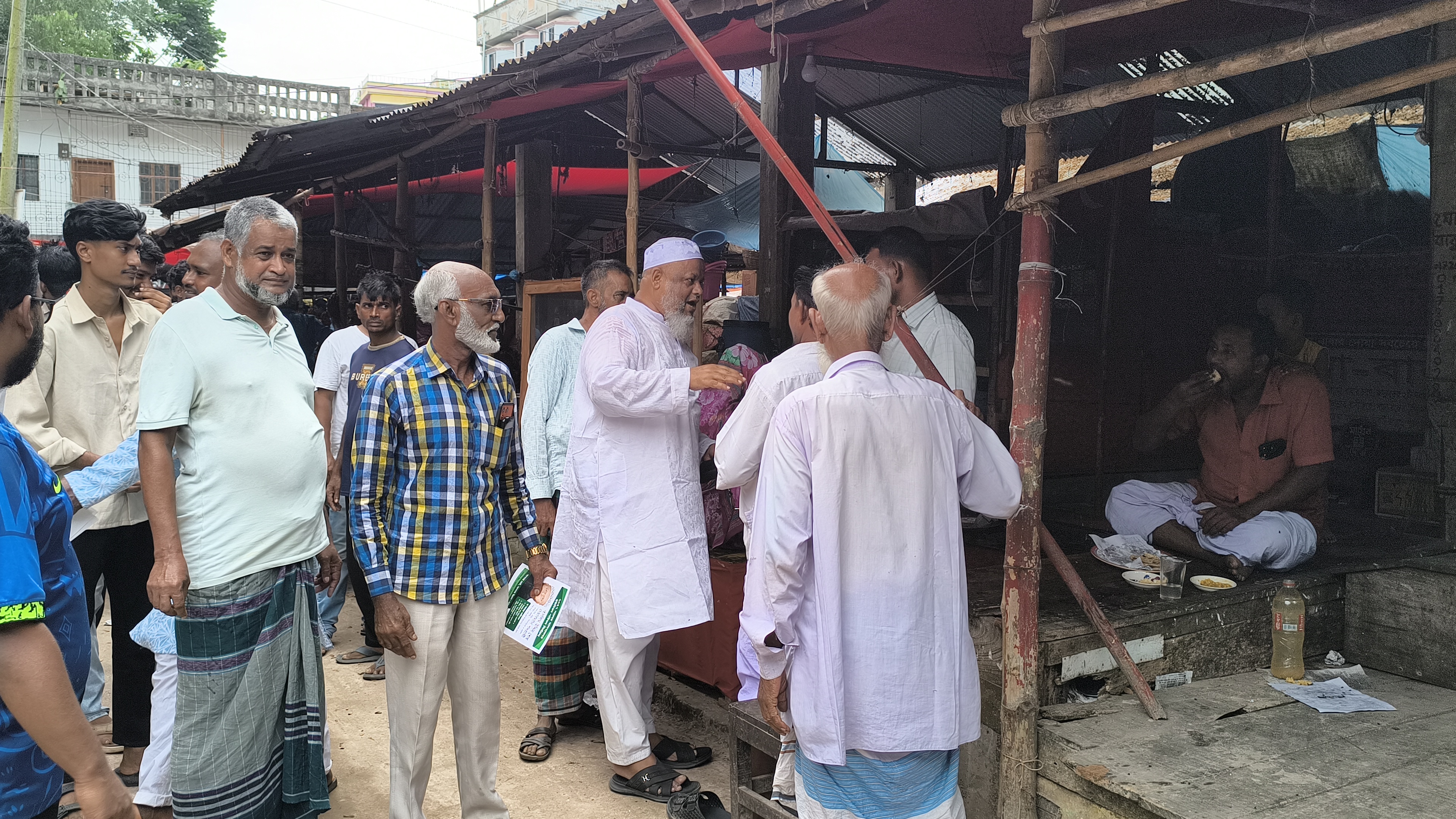 মালখানগর ইউনিয়নে চেয়ারম্যান পদপ্রার্থী তসলিম উদ্দিন শেখের গণসংযোগ
