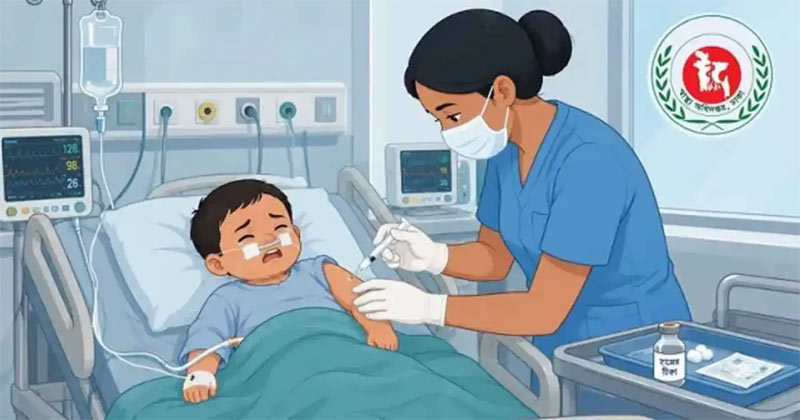 হাম উপসর্গে আরও ৫ শিশুর মৃত্যু